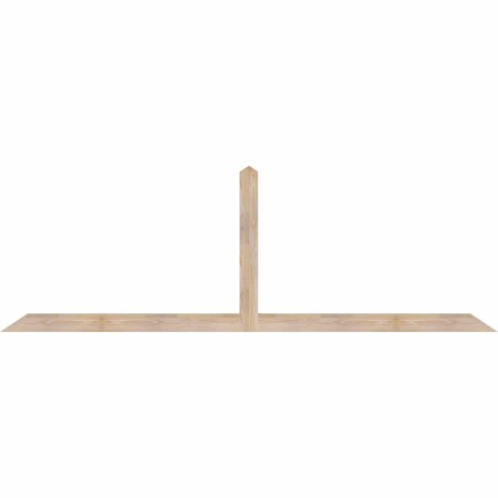 Ekena Millwork Portland Smooth Timber Gable Bracket, Douglas Fir, 96"W x 32"H x 1 1/2"D x 3 1/2"F, 8/12 Pitch GBW096X32X0204POR00SDF